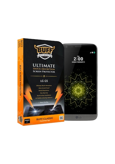 Buff G5 İle Uyumlu Darbe Emici Ekran Koruyucu Film