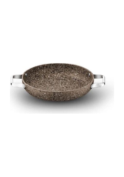 Brioni Stone Age Terra 24 Cm Kapaklı Sahan Sht-161 Kahverengi