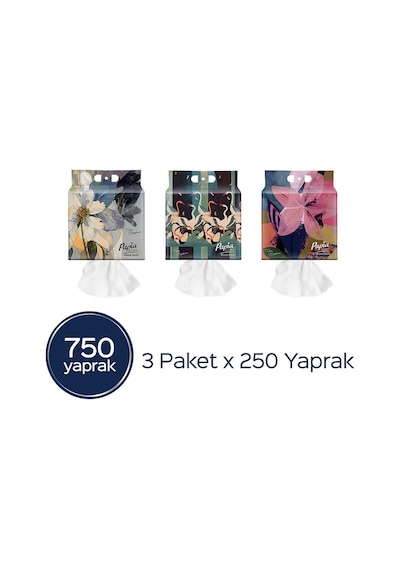 Home Asmalı Havlu 250'li X3 Adet 750 Yaprak