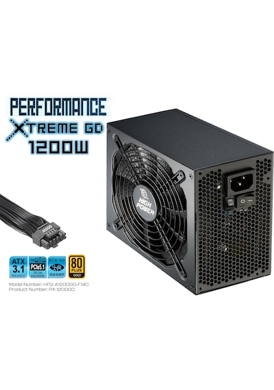 High Power HP2-A1200GD-F14C Gen5.1 1200 W Güç Kaynağı