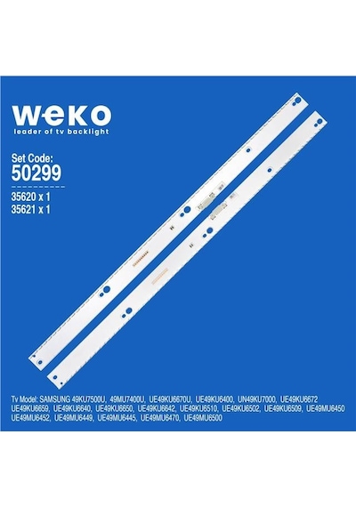 Samsung Ue49ku6640 49'' İnç 2 Adet Tv Led Bar Tvnizi Açıp İçindeki Led Barla Birebir Aynısı Olduğunu Görmeden Almayınız. Sonrasında İade Almamaktayız.