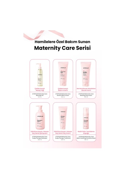 Hamileler İçin Bitkisel İçerikli Nemlendirici Masaj Yağı Atopalm Maternity Care Massage Oil