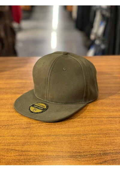 Hamze Hip Hop Snapback Rapper Basic Gabardin Cap Şapka Haki