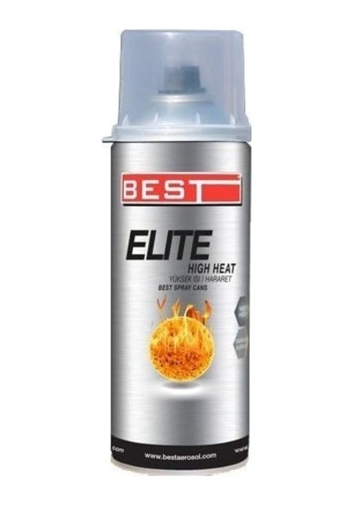 Best Elite 600cc Yüksek Isı Boyası 400 Ml Gümüş