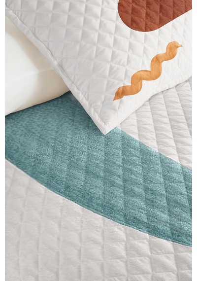 Geometrik Bej Genç Odası Tek Kişilik Pike Takımı - Turkuaz Kiremit 160x220 Cm Kapitone Yatak Örtüsü Narin Zeytinlik Zemini Geometrik Bej Genç Odası Tek Kişilik Pike Takımı - Turkuaz Kiremit 160x220 Cm Kapitone Yatak Örtüsü Narin Zeytinlik Zemini