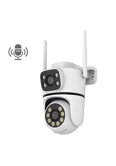 2 Kameralı 4mp Wifi 360 Ptz Dış Güvenlik Kamerası