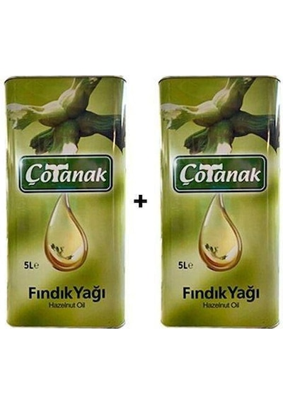 Çotanak Fındık Yağı Teneke 2 x 5 L
