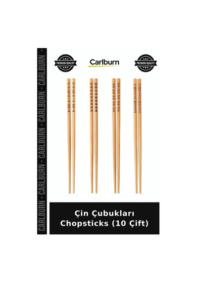 Özel Üretim Uzak Doğu Yemek Mutfak Sofrası Çin Çubukları Chopsticks 10 Çift