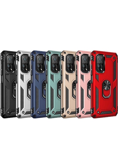 Xiaomi Mi 10t Pro 5g Kılıf Zore Vega Kapak Mavi
