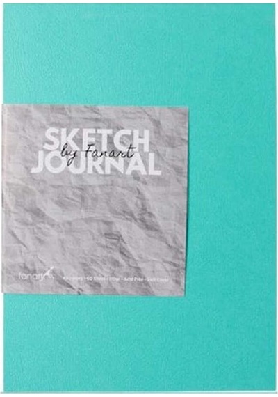 Fanart Academy Sketch Journal 110 Gr 60 Yp A4 Turkuaz 8662