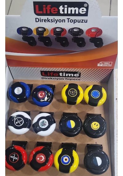 Direksiyon Topuzu Siyah Sarı Lacivert Model Siyah