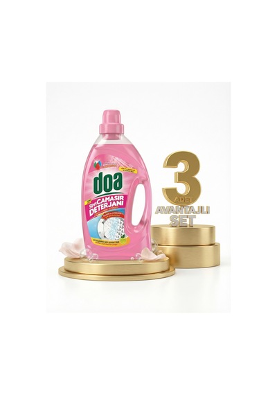 Doa Sıvı Çamaşır Detarjanı Yünlü Ve Narinler 3x2700 Ml Diğer