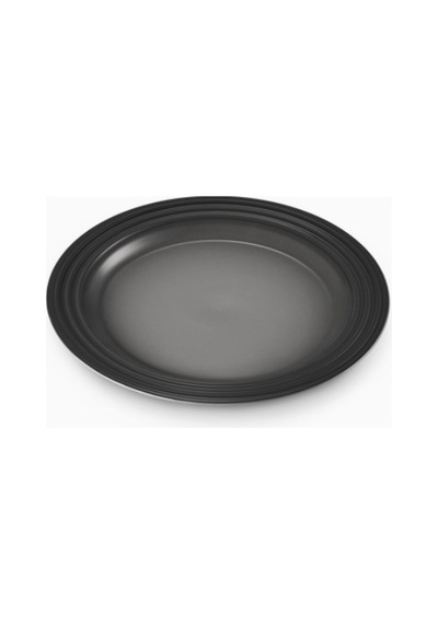 Le Creuset Renkli Dayanıklı Tasarım Seramik Kahvaltı Tabağı 22 Cm Koyu Gri