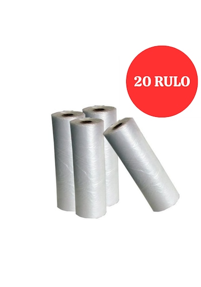 Rulo Poşet Orta Boy 20 Rulo Market Manav Poşeti Hışır Atlet Poşet Çöp Poşeti
