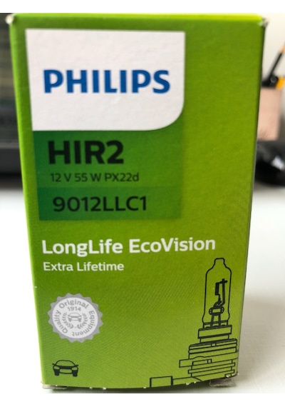 Philips 9012 Hır 2 Far Ampulü 12V 55W 3 Kat Daha Fazla Ömürlü N11.89