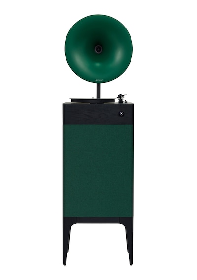 Fennessy İ5 Bluetooth Hoparlörlü 110w Hi-fi Retro Pikap Plakçalar Turntable, Yeşil