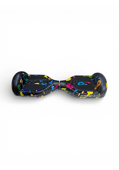 Elektrikli Kaykay Hoverboard Bluetooth Hoparlörlü 6.5 Inch Otomatik Akıllı Denge RS-S5 -Colors Numbers Grafiti