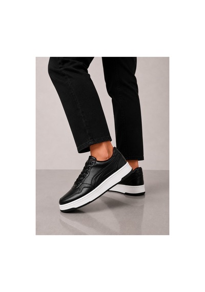 Yalçın Erkek Siyah Sneaker Kalın Taban Ortopedik Günlük Spor Ayakkabı Siyah - 880302228 Siyah