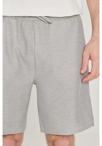 AC&Co / Altınyıldız Classics Erkek Sıyah Melanj Pamuklu Standart Fit Normal Kesim Beli Bağlamalı Yan Cepli Örme Şort AC&Co / Altınyıldız Classics Erkek Sıyah Melanj Pamuklu Standart Fit Normal Kesim Beli Bağlamalı Yan Cepli Örme Şort