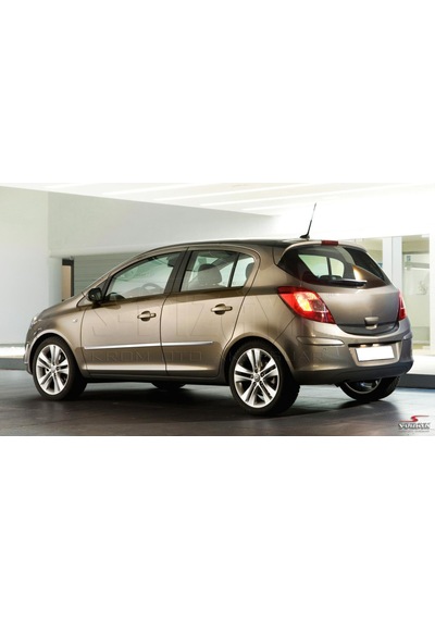 S-Dizayn  Opel Corsa D Kapı Koruma Çıtası Krom 2007-2014
