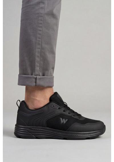 Liarca Comfy Step Siyah Günlük Spor Sneaker Kaymaz Taban Konfor Serisi Erkek Ayakkabı