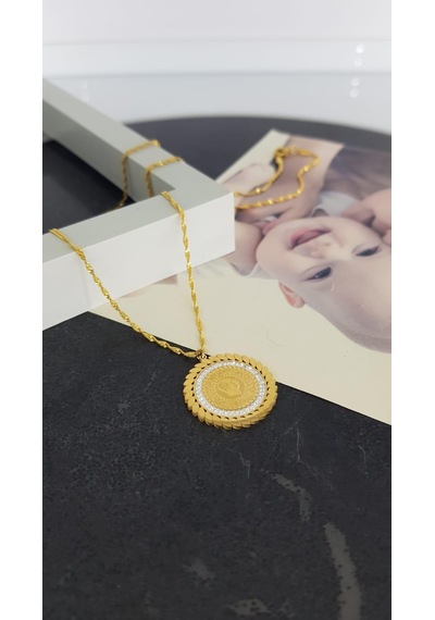 60 Cm Zincilrli Çelik Kolyesns2029035 Gold