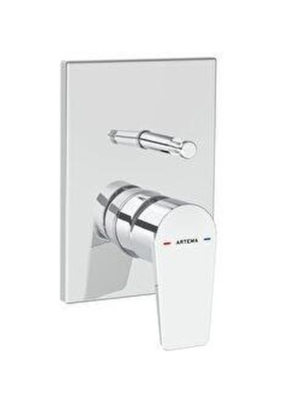 VitrA A43208 Flow Square Sıva Üstü Banyo Bataryası Krom