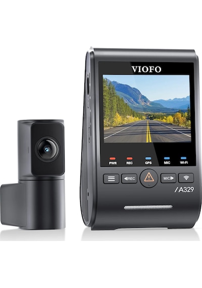 Viofo A329s 2 Kameralı Ön+arka 4k 60fps+2k Wi-fi 6 Hdr Sony Starvıs 2 Sensör Gps'li Ssd Destekli Araç Kamerası