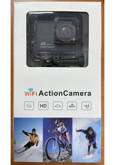 Aggıy V22 4k Wifi - Full Aksesuar - Aksiyon Kamerası Siyah
