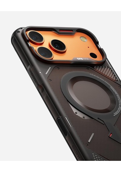Aulumu Apple İphone 17 Pro Max İle Uyumlu A17 Rugged Outdoor Magsafe Silikon Kılıf