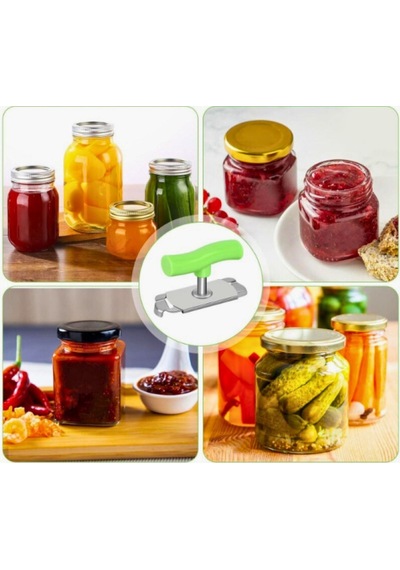 Tüm Kapaklara Uyumlu Kavanoz Kapağı Açacağı Ölçülü Uyarlanabilir Pratik Konserve Şişe Kapak Açıcı Karışık Renk