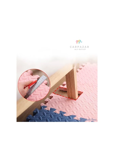 Damla Desen Tatami Eva Spor Yoga Pilates Oyun Matı Halısı Minderi Puzzle 50x50 13mm 8 Adet 100x200 Mor