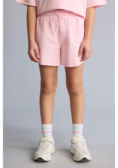 Defacto Sweatshirt Kumaşı 2li Takım Kız Çocuk H5745a826smpn186 Pembe-pn186