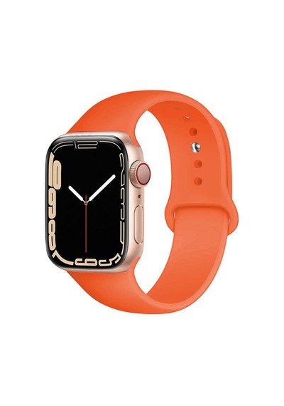 Apple Uyumlu  Watch  2/ 3/ 4/ 5/ 6/ 7/ 8/ Se 38/ 40/ 41mm Yumuşak Silikon Large Kordon