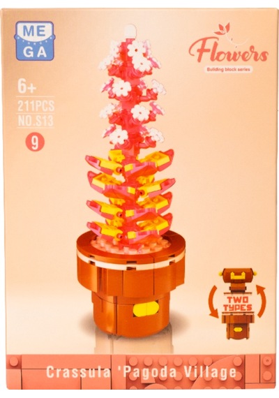 Building Block Flower 211 Parça Sukulent