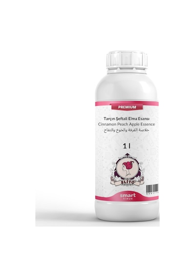 Premium Tarçın Şeftali Elma Esansı 1 Litre