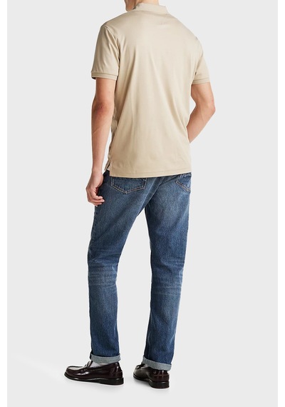 Tommy Hilfiger Erkek Polo Yaka T Shirt Mw0mw39994 Rbt Kum Kum