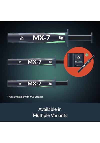 Mx-7 4 G - Cpu'lar, Konsollar, Grafik Kartları, Dizüstü Bilgisayarlar, İşlemciler, Çok Yüksek Isı İletkenliği, Uzun Dayanıklılık, İletken Olmayan, Kapasitif Olmayan Üstün Performanslı Termal