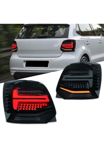 Vw Polo 6r 09.14 Animasyonlu Füme Ledli Arka Stop Lambası