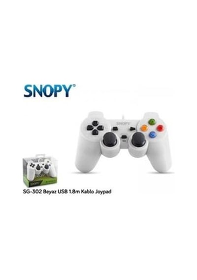 1.8m Uzunlukta Beyaz Usb Joypad Oyun Kontrol Cihazı