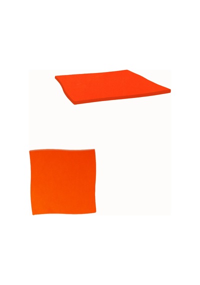 Wermodin Masa Tablası Dalgalı Kare 67x67 Cm - Kırmızı Çok Renkli
