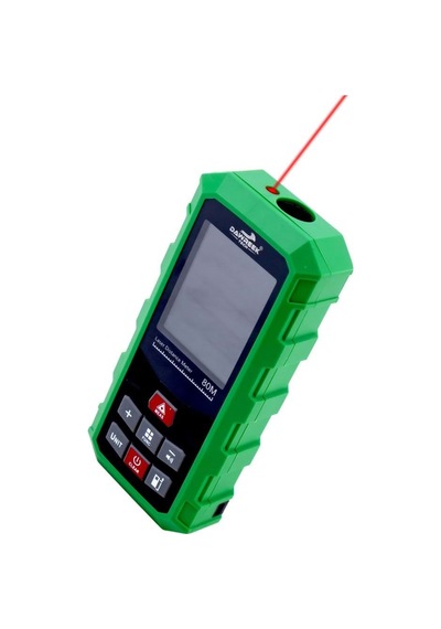 Dawrek H03 Lazer Mesafe Ölçer 80 Metre Dijital Hassas Ölçüm Cihazı Çok Fonksiyonlu Yeşil