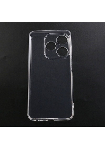 Tecno Spark 10c Kılıf Zore Süper Silikon Kapak Renksiz