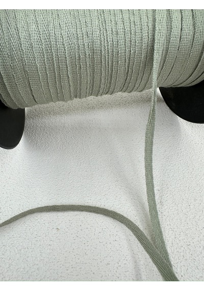 5 Mm Polyester Balıksırtı Şerit-5 Metre-yeşil