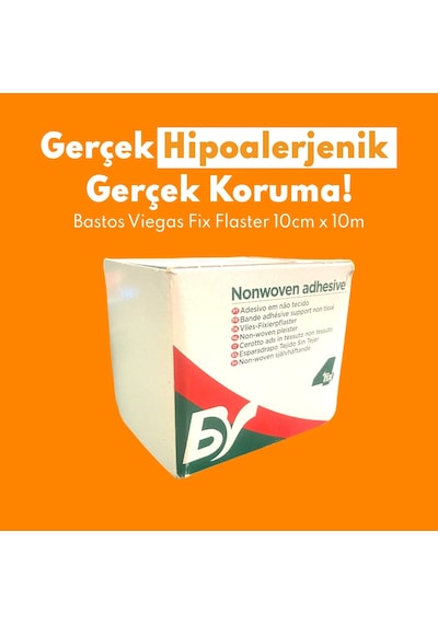 Bastos Viegas Hipoalerjenik Fix Flaster 10cm X 10m - 4 Adet