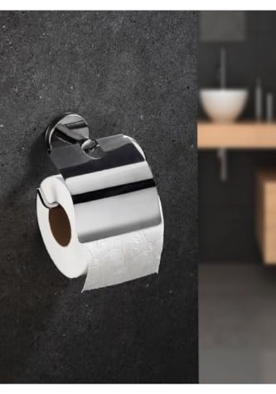 Delmeye Son Yapışkanlı Tuvalet Kağıtlığı Wc Kağıtlık Tutucu Krom Yk-703 Diğer