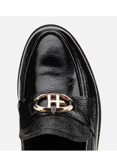 Hotiç Kadın Rugan Deri Siyah Tokalı Klasik Loafer 01ayh312860a100 01ayh312860a100 Siyah