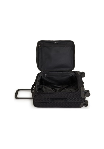 Kipling Kıplıng New Youri Spin S Küçük Boy Tekerlekli Valiz Siyah Sıgnature Emb Siyah