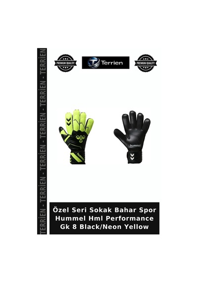 Terrien Özel Seri Sokak Bahar Spor Hummel Hml Performance Gk 8 Black/neon Yellow Siyah - Sarı