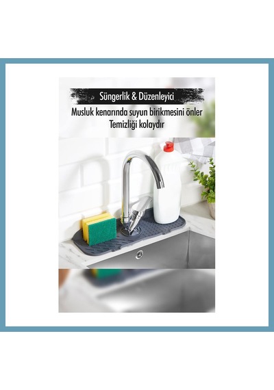 Bezos Silikon Lavabo Matı 13 36 Cm Mbt06 Çok Renkli